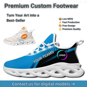 <span class=keywords><strong>Scarpe</strong></span> Sportive Traspiranti da Uomo per Camminata e Sneakers Casual da Corsa con Scritte Personalizzate per Canali di Distribuzione al Dettaglio - Product Image 1