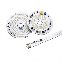 Module de carte de circuit imprimé (PCB) LED en aluminium personnalisé, rond et linéaire, source de lumière à CRI élevé pour panneau lumineux, plafonnier et éclairage linéaire