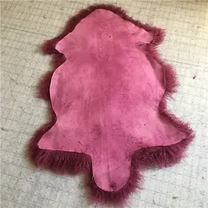 Colori personalizzati pelle di agnello persiana lunga e riccia