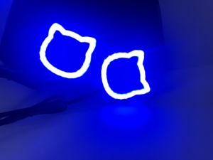 2 pièces, blanc, rouge, vert, bleu, couleurs unies, série SK6812LED Flow, yeux d'ange - Product Image 4