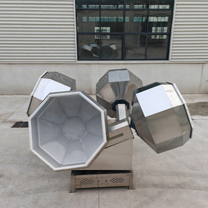 Thực phẩm tự động Snack mảnh bỏng ngô hương liệu máy/Sao hồi hương vị hạt Snack thực phẩm Bốn đầu trống gia vị trộn - Product Image 3