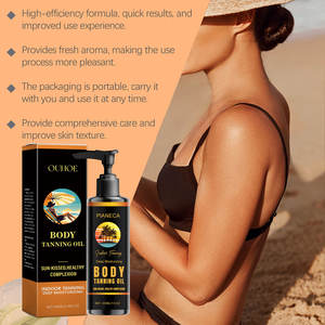 Meilleures ventes <span class=keywords><strong>Huile</strong></span> bronzante hydratante blanchissante Intérieur et extérieur Corps <span class=keywords><strong>Bronzer</strong></span> rapide <span class=keywords><strong>pour</strong></span> bronzage - Product Image 5