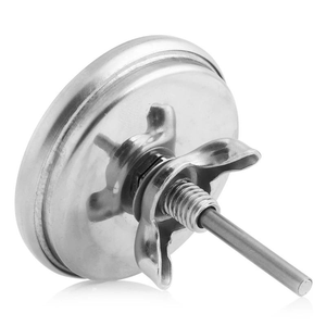Thermomètres de barbecue, thermomètre de four, thermomètres pour barbecue au charbon de bois, jauge de température, accessoires de cuisine pour barbecue, mesure en métal - Product Image 2