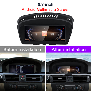 HFMidia Qualcomm Snapdragon 680 Écran 8,8 pouces Système Android 16 pour BMW Série 3 E90 E91 Série 5 E60 E61 Autoradio Bluetooth - Product Image 3