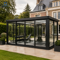 Système d'isolation de toit en verre double feuilleté Low-E trempé pour véranda extérieure en aluminium
