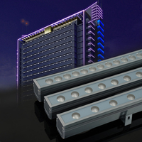 Lámpara de Barra LED RGB para Fachada de Exteriores IP66, 18W/24W/36W, Iluminación de Pared, Alto CRI 90, Garantía de 3 Años