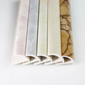 Interior Decoration Building Material Pvc Tile Edging Trim Custom