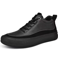 Vente en gros : Baskets à lacets tendance italiennes, en cuir de vachette véritable de haute qualité, respirantes, légères, à plateforme