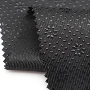 <span class=keywords><strong>Tessuto</strong></span> in Microfibra <span class=keywords><strong>di</strong></span> Poliestere Twill con Puntini in PU PVC Antiscivolo <span class=keywords><strong>Tessuto</strong></span> Confortevole <span class=keywords><strong>di</strong></span> Alta Qualità con Puntini in Silicone Antiscivolo - Product Image 6