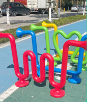 Gmich Amusement Park Percussion Musical Instrument Galvanized Steel Pipe Megaphone Play Set for 10-15 Kids Combo 3 Customized