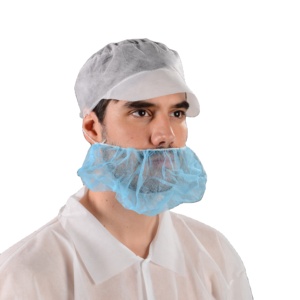 100 Beard Snoods, Black And White Perfect For Chefs, Doctors And Nurses, Disposablee Beard - View #2