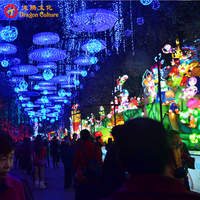 Grandes lanternes traditionnelles chinoises rouges, lanterne chinoise led, auvent, couloir pour terrain de jeu