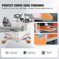 Machine de chantournage automatique professionnelle pour PVC, semi-automatique, pour chants ronds et courbes, pour meubles en bois