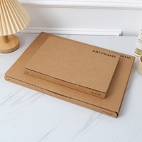 Boîte d'emballage pour cadre photo personnalisée Meikate, boîte pliante rectangulaire en carton ondulé à trois couches, vide, avec logo
