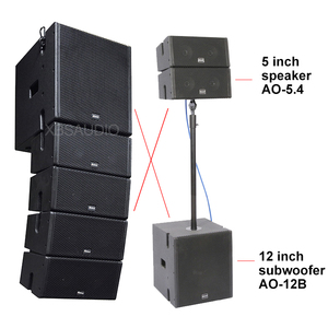 Sinbosen <span class=keywords><strong>Speaker</strong></span> Audio Profesional, Sistem Suara 12 Inci Subwoofer Penguat <span class=keywords><strong>Array</strong></span> Garis Aktif - Product Image 2