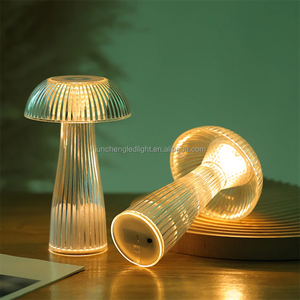RGB Color <strong>Changing</strong> Warm White Color Restaurant <strong>Table</strong> Jellyfish Night Light Mushroom Led Crystal Lamp for Indoor Bedroom - Product Image 1