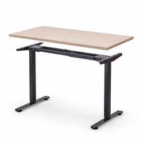 Cadre de bureau électrique à double moteur robuste certifié CE FCC RoHS, base de table de bureau motorisée à capacité élevée, global
