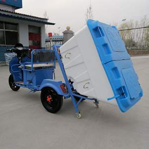 Véhicule de nettoyage à trois roues électrique 500L véhicule de transfert de déchets à énergie nouvelle ouverte 48v <span class=keywords><strong>petit</strong></span> déchet multifonctionnel - Product Image 2