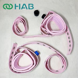 Set pols- en enkelboeien met magnetische sluiting / Asylum / Medisch / Hoggetie / Handboeien / Bondage Institutioneel / Klasse - Product Image 1