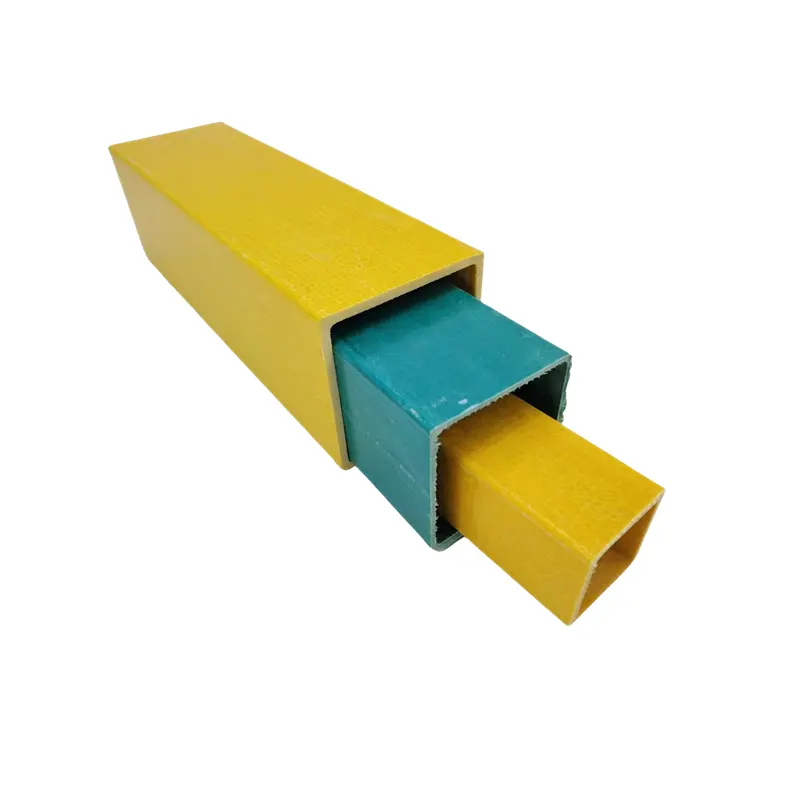 Frp grp fiberglass pultruded profile pipe square gear tube rod 10mm h beam crossarm cable tray purlins angle pultrusion products