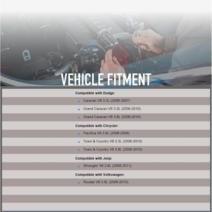 Nouveau démarreur compatible avec Chrysler Town & Country 3.3L 3.8L 2006-2010, Pacifica 06-08, Dodge Grand Caravan 06-10 - Product Image 4