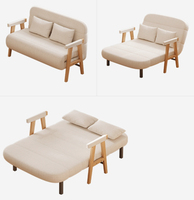 Sofá Cama Moderno con Marco de Metal Plegable para Sala de Estar Interior, Oficina, Baño u Hospital - Oferta de Sofás Comprimidos