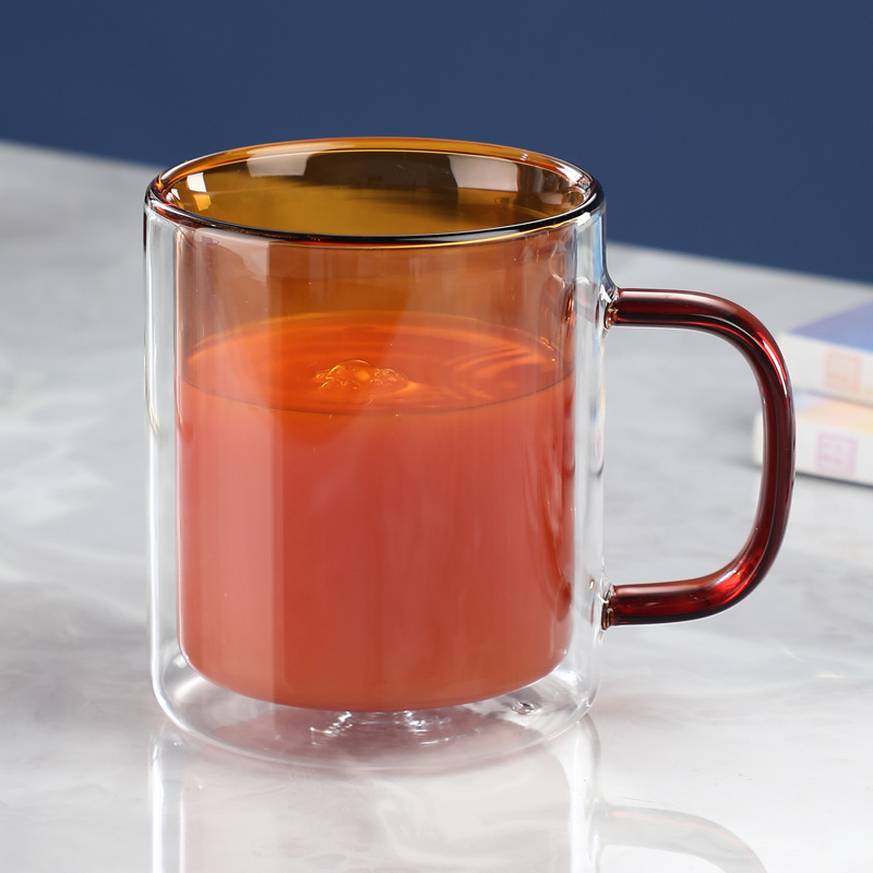 Super Cute Bear Glass Coffee Cups Double Wall Glass Mug For Valentine's Day And Birthday Gift
