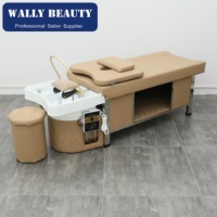 Lit de shampoing de massage thaï avec système de spa japonais de qualité supérieure avec réglage hydraulique