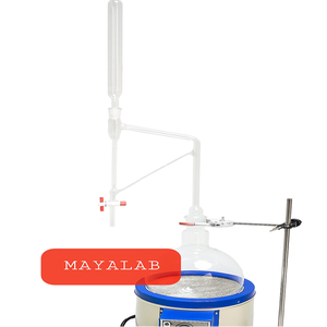 เครื่องกลั่นแก้วโบโรซิลิเกต MAYALAB ความจุ 1000 มล. แบบ OEM โปร่งใส พร้อมฮีตติ้งแมนเทิล 220V ความจุเครื่องสกัด 10 มล. สำหรับห้องปฏิบัติการ - Product Image 3