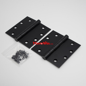 Tùy biến chuyên nghiệp Matt đen có thể tháo rời pin thương mại 4.5 inch Vuông Bóng mang cửa bản lề - Product Image 3