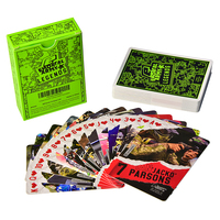 Jeu de cartes de poker de luxe avec logo personnalisé, jeu de cartes et de jetons de poker, logo personnalisé, luxe personnalisé, cartes de poker de luxe avec étui