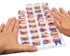 Paquete de blíster de medicamentos con sello en frío mensual, tarjetas de sistema para píldoras, Unidad de dosis de una pieza, Tri-31, Día mensual - Product Image 1