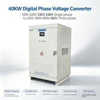 Convertisseur monophasé vers triphasé 40KW, 220V vers 380V, variateur de fréquence pour moteur AC, compresseur, machine de découpe laser