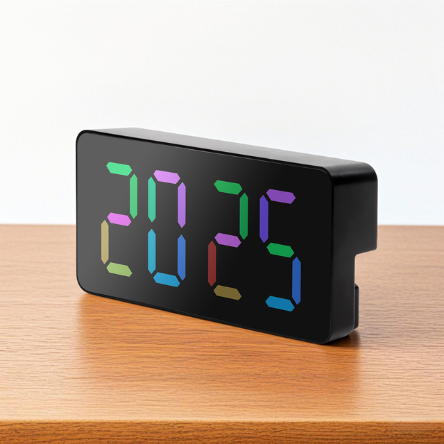 Wholesale New Model LED Digital Desk Clocks with Temperature & Humidity Display Large Wall Clock Dual Analog-Digital Clocks