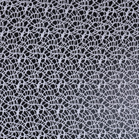 Tela Jacquard de Poliéster 100% Transpirable, Blanca e Irregular, con Diseño de Telaraña, para Ropa de Mujer y Embalaje de Flores