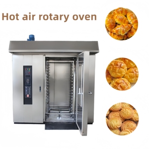 Horno Rotatorio <span class=keywords><strong>a</strong></span> Gas con Vapor para Panaderí<span class=keywords><strong>a</strong></span>, Máquina para Hacer Pan Alemán e Italiano, Máquina para Hornear <span class=keywords><strong>Pizza</strong></span> y Croissants, con Circulación de Aire Caliente - Product Image 3