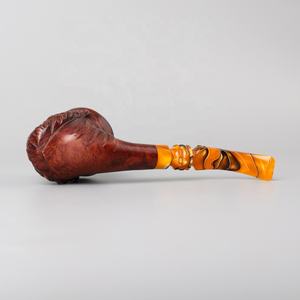 Pipe à tabac en bois faite à la main en forme de vieil homme avec embout buccal - Product Image 6
