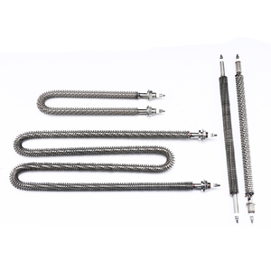 Elemento calefactor de aire de acero inoxidable de 240v, calentador de tubo con aletas tubulares, calentador de tira con aletas - Product Image 4