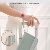 Pochette de rangement pour passeport, organiseur de documents de voyage, porte-cartes et billets avec fermeture éclair, accessoires de voyage portables, logo personnalisé OEM