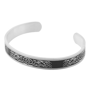 Hip Hop Jewelry <b>Set</b> Stainless Steel Irish Celtic Knot Bracelet Vintage <b>Bangle</b> Amulet Jewelry for Men - Product Image 5