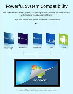 Meetneng I3-8th OPC công nghiệp 27 inch IP65 không thấm nước Màn hình cảm ứng hiển thị <span class=keywords><strong>SSD</strong></span> 24GB DDR4 RAM EU cắm với 1TB <span class=keywords><strong>Ssd</strong></span> + 2TB HDD - Product Image 4