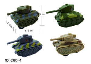 Оптовая продажа, изготовленные на заказ, серия военных танков, литые игрушки, оттягивающие пластиковые игрушечные транспортные средства, персонализированные логотипы, функциональные колесные сумки из полипропилена - Product Image 2