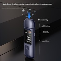 Testeur d'alcoolémie LCD professionnel haute précision, précision 0,05 % BAC, analyse des corps cétoniques pour auto-diagnostic après consommation d'alcool