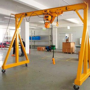 รอกไฟฟ้าแบบปรับความสูงได้ ชนิดไม่ใช้ราง ยกเคลื่อนที่ได้ 5 ตัน 10 ตัน มอเตอร์เกียร์บ็อกซ์ ความสูงยก 10 เมตร แบบพกพา - Product Image 1