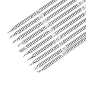 Pointes de fer à souder ZSAE T12, pointe de couteau, cuivre plaqué sans plomb, tête de soudage pour réparation électronique de circuits imprimés - Product Image 1