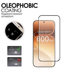 Fournisseur Vérifié Verre AF 3X Amélioré Honor 600 <span class=keywords><strong>Pro</strong></span> Dureté 9H Verre Trempé Anti-Huile Anti-Traces de Doigts Protection d'Écran - Product Image 2