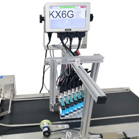 Impresora de inyección de tinta para huevos más reciente de 2021/Impresora de inyección de tinta para huevos de 6 cabezales/Máquina de impresión de huevos con precio bajo