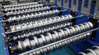 Machine de formage de tôles trapézoïdales entièrement automatique, machine de fabrication de tuiles métalliques en acier galvanisé
