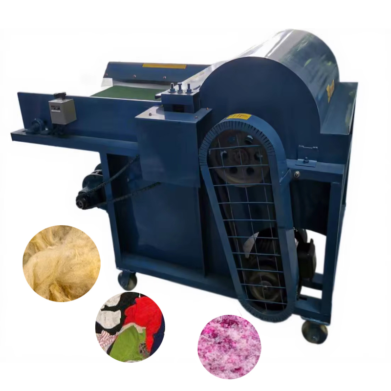 Waste Clothes Recycling Shredder Cloth Leather