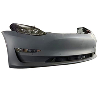 Kit de Carrocería de Plástico para Parachoques Delantero, Accesorios de Actualización Compatibles con Tesla Model 3 Performance 2019, Parachoques Universales Nuevos